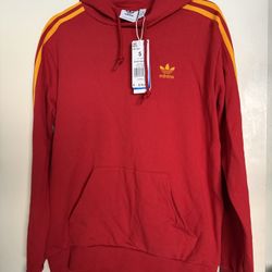 Men’s Adidas Classic Red Hoodie - Small