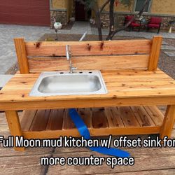 Huge Premium Mud Kitchen Playset For Outdoors 