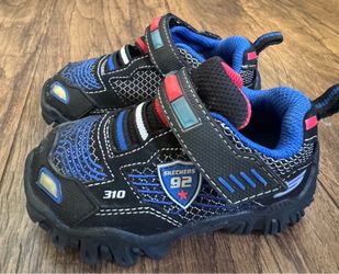 SKECHERS Toddler Light-Up Police Sneakers Sz 6