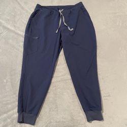 Figs Scrub Pants XXL Blue High Waisted Zamora Jogger  W22SW2012