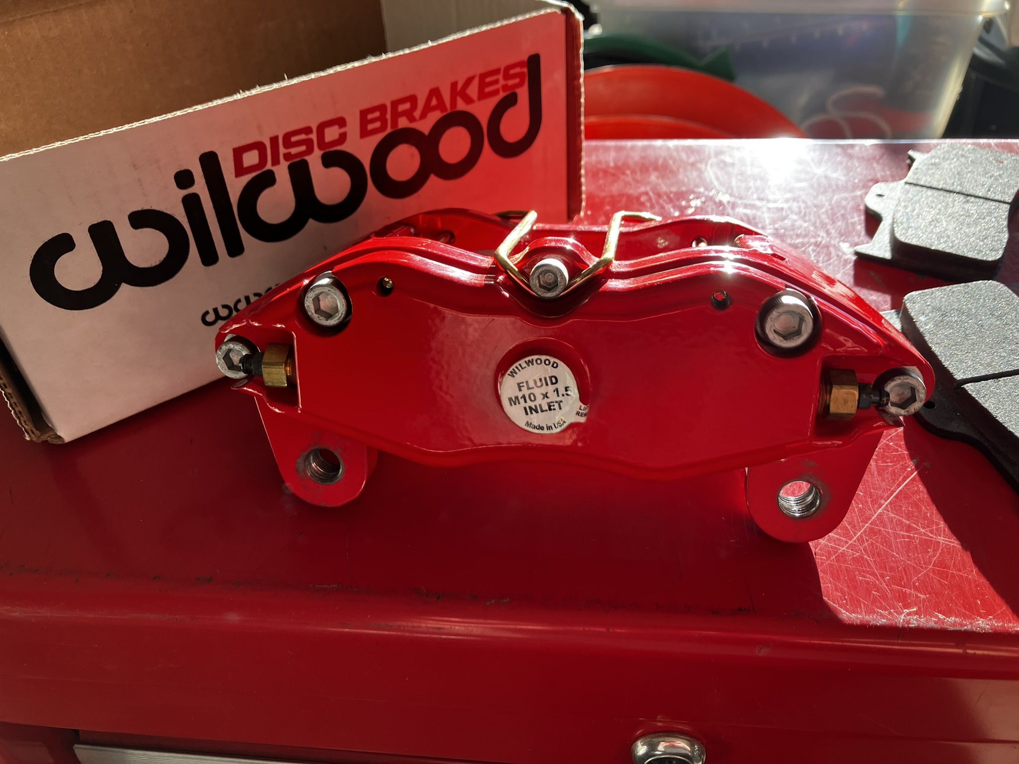 Wilwood Dynapro Single Brake Calipers & Pads – For .38" Rotors, 1.38" Pistons (Set)