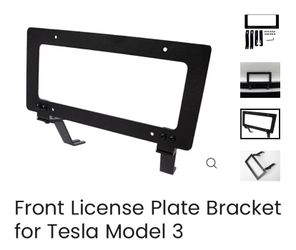 License plate front bracket