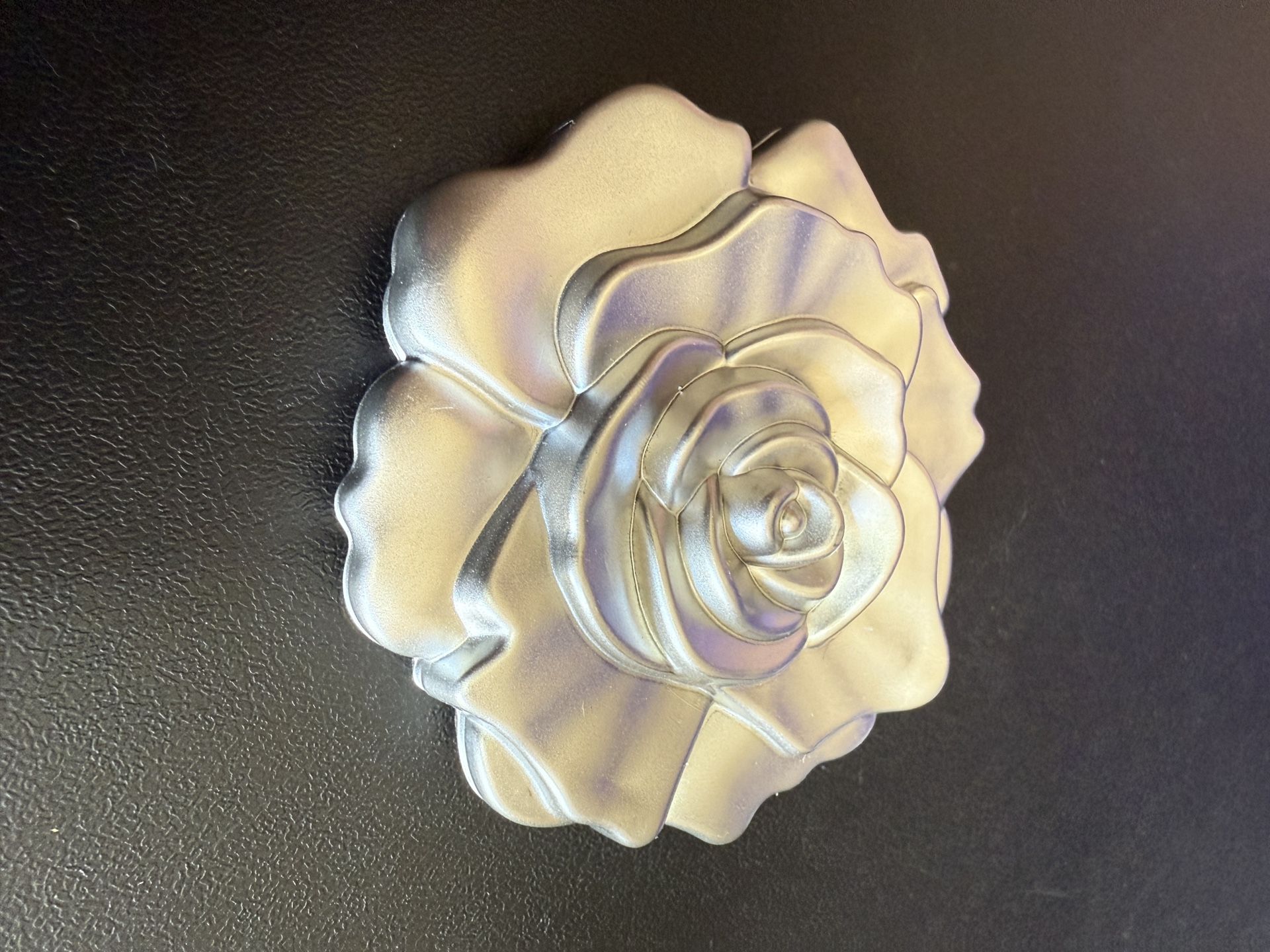 Compact Flower Silver Rose Mirror Pocket Size , Wedding Style lot 24
