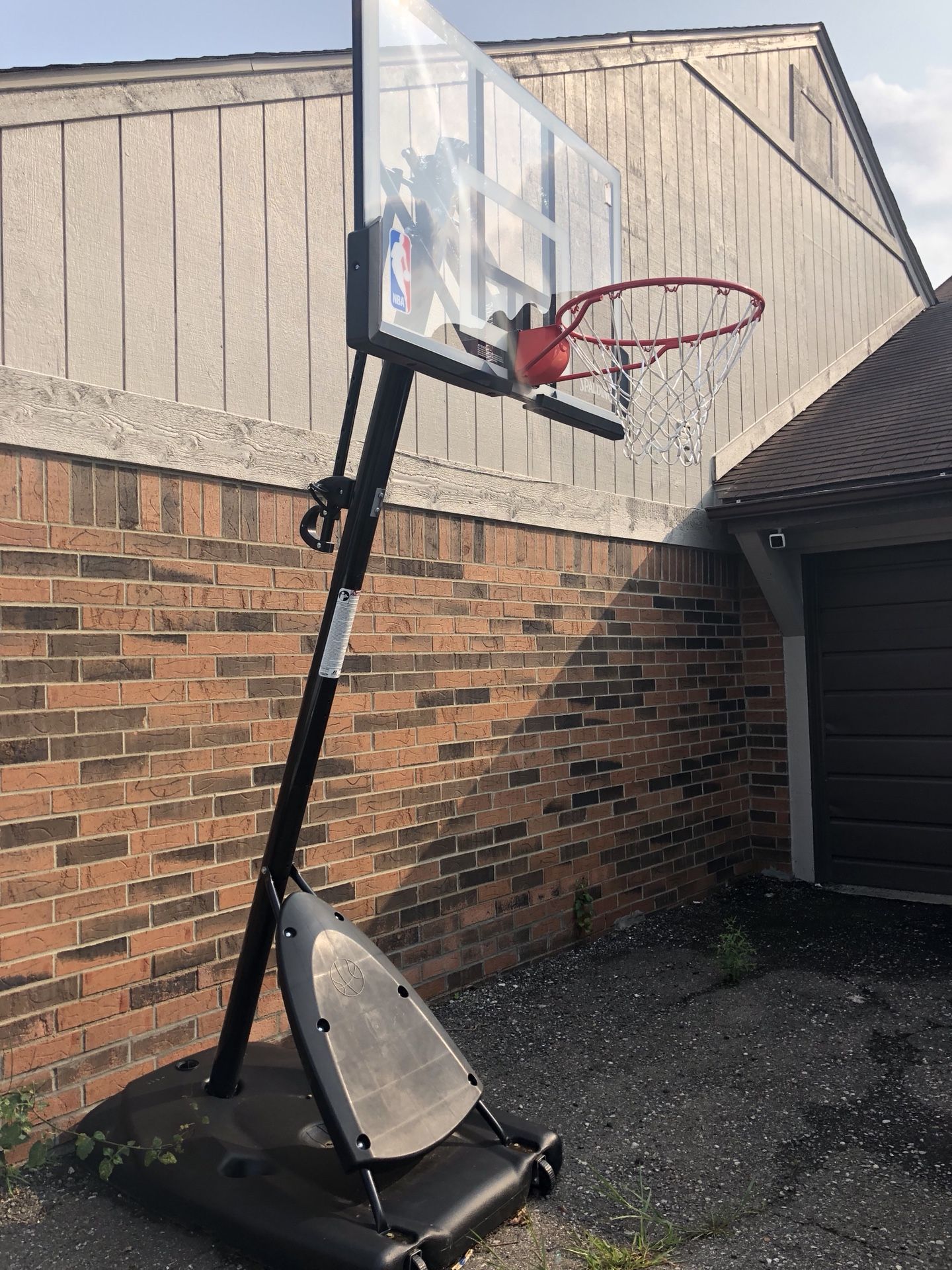 Spalding NBA 54” Acrylic Portable Basketball Hoop