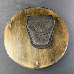 Bianchi AccuMold Covered  Handcuff Case  Hidden Snap  Nylon