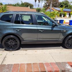 BMW X3, Clean Title, Smogged, Low Miles, 22"rims, Runs And Drives Great 