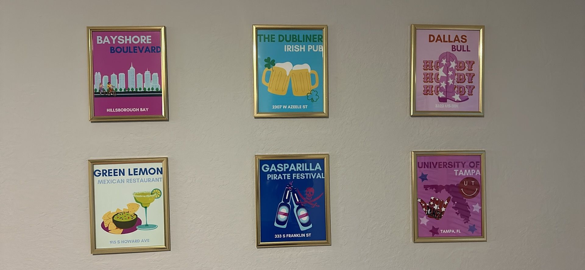 6 Pictures Wall Decor