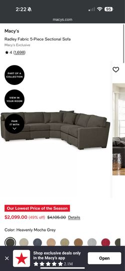 Radley’s 5 Piece Sectional Couch