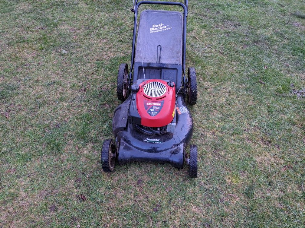 Craftsman 21" manual lawn mower. 190cc for Sale in Stanwood, WA OfferUp