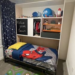 Twin Size Horizontal Murphy Bed