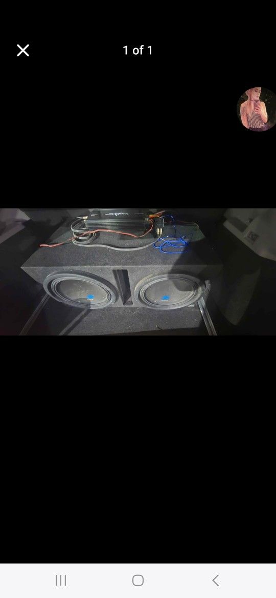 2-12" Alpine Type R In A Custom Tuned Box And A2500 Watt Skar Audio Amplifier