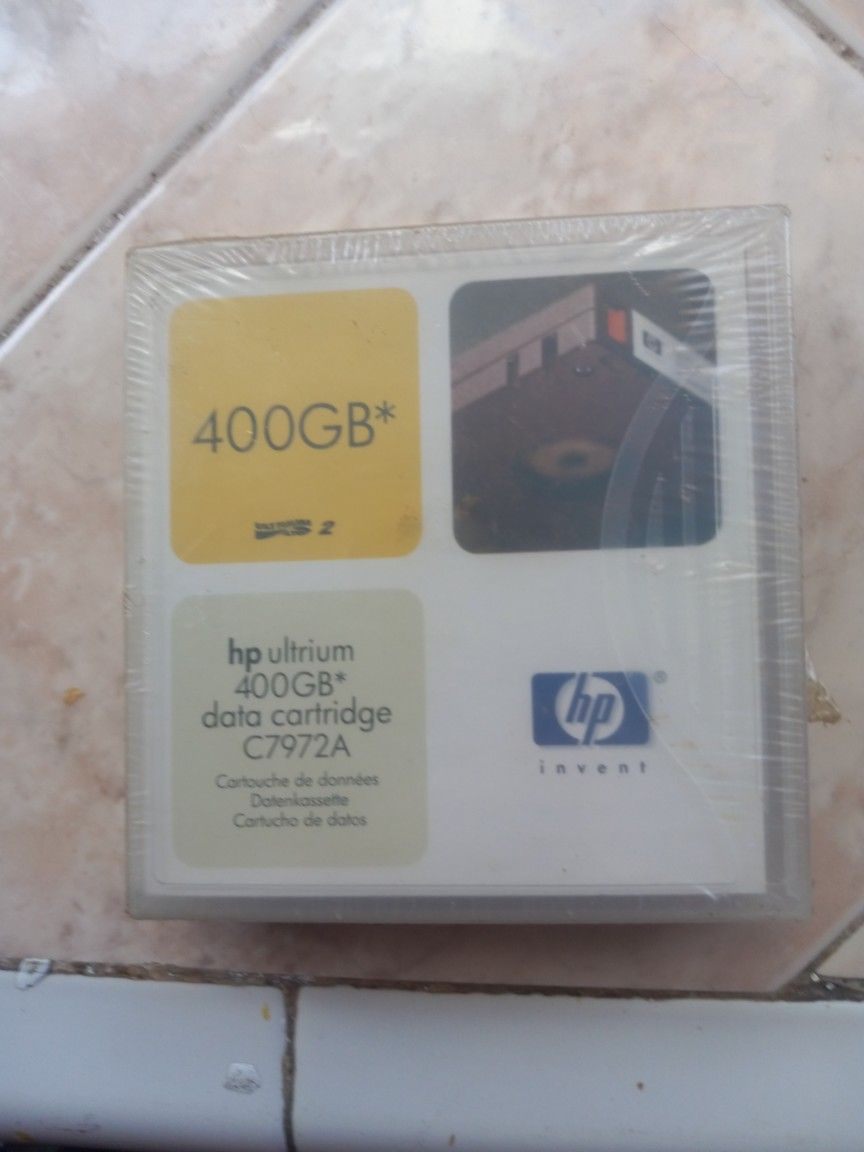 HP Ultram 400 GB Data Cartridge C7972a Brand New Factory Seal
