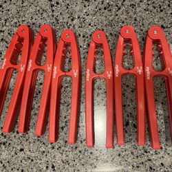 Crab Crackers, Seafood Cracker Tool, Set Of 6, PLUS forks/utensils