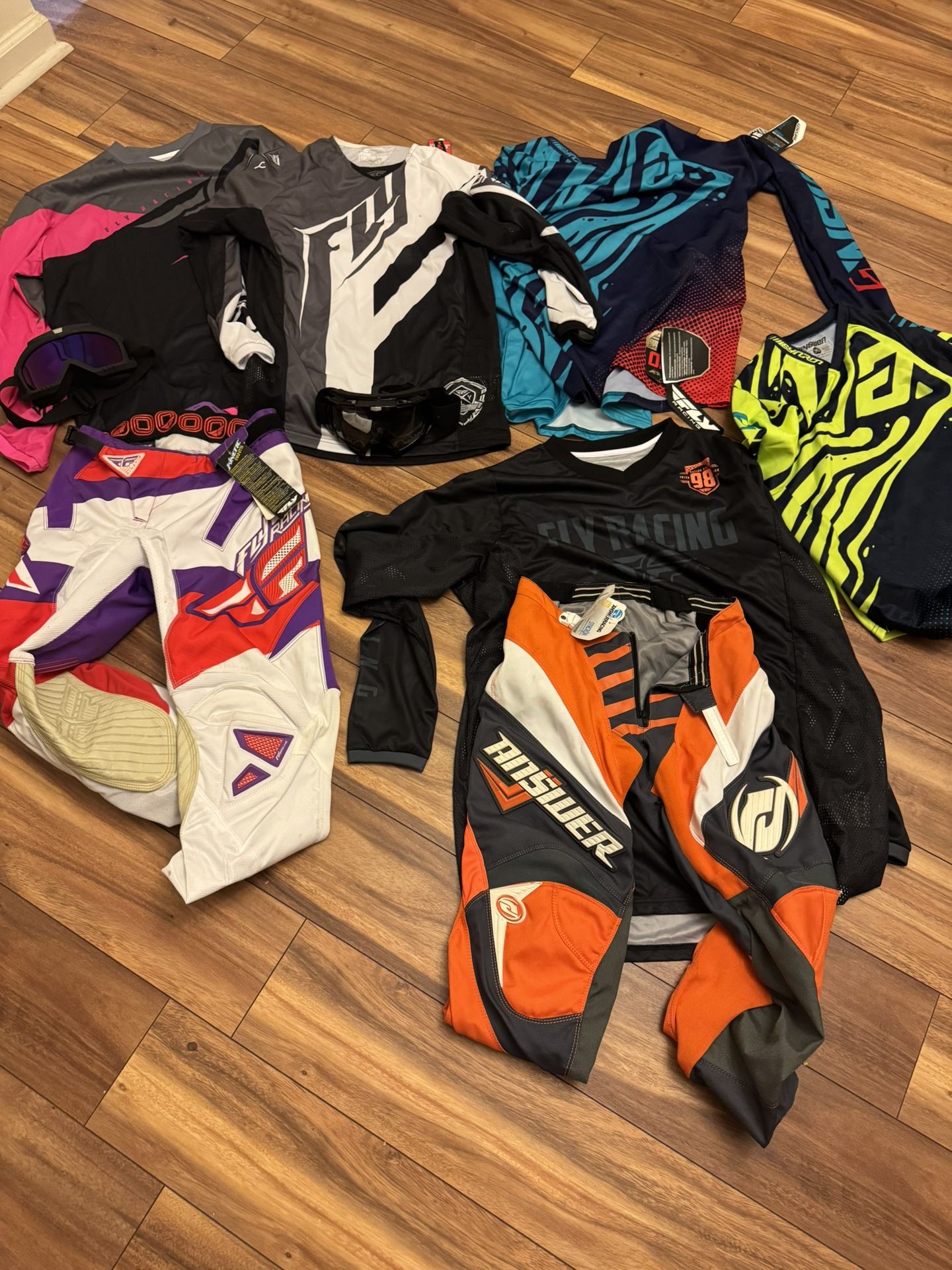 Assorted Motorcycle, Atv,  Dirt Bike Etc. Wear