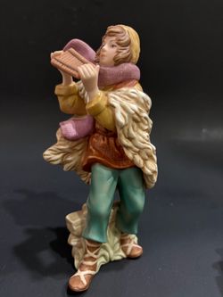 2002 Thomas Kinkade Hawthorne Village Song of Joy Musician Nativity Figurine
