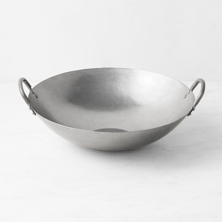 Williams Sonoma Traditional Carbon Steel Double Handled Wok