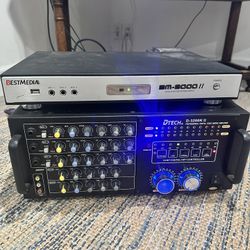 Bestmedia 3000ii Karaoke Machine With DTECH-3200ii Amp/mixer