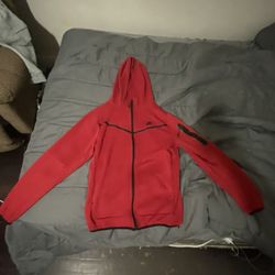 Red Nike Tech Hoodie