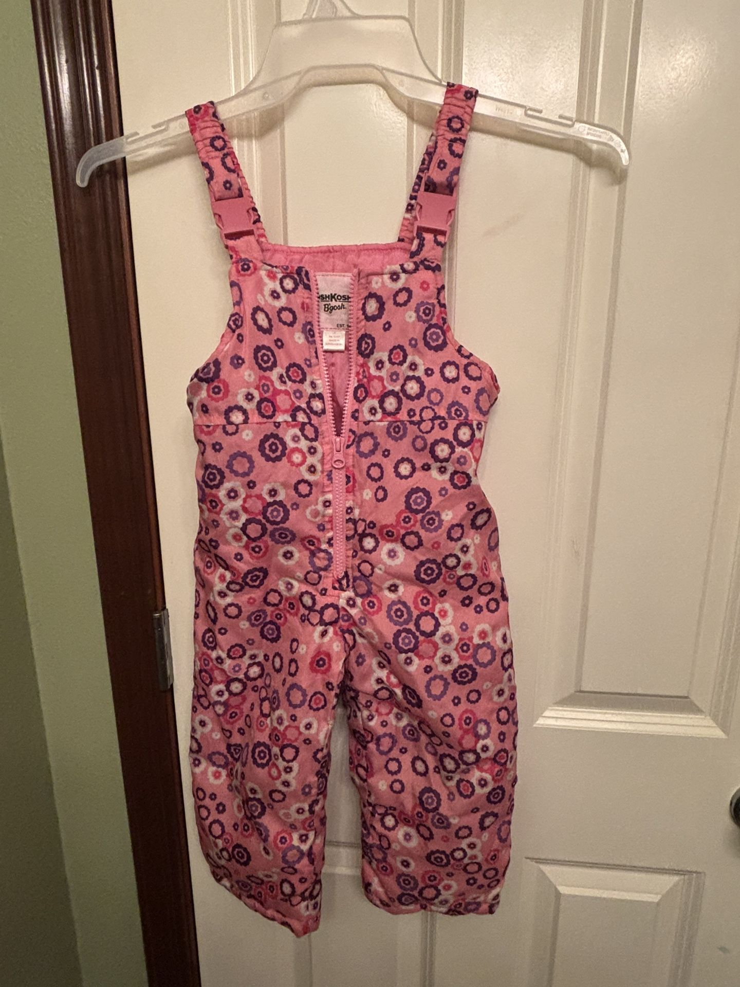 Girls Oshkosh B’gosh 3t Snow Suit