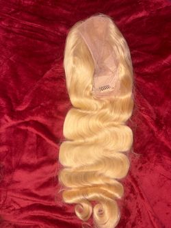 613 13x6 Lace Front Wig Human Hair 250 Density 30 Inch Body Wave Blonde Wig Human Hair 613 HD Lace Frontal Wigs 13x6, 100% Real Human Hair No Syntheti