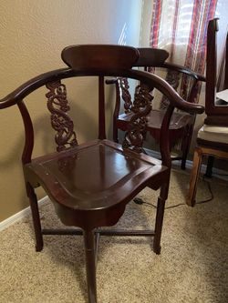 6 Chinese Rosewood Dinning Chairs