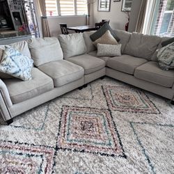 Ashley 3 Piece Sectional Sofa Excellent Conditin