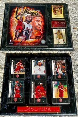 LEBRON JAMES WALL CARD COLLECTION 