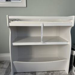 White Changing Table 