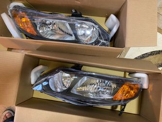 Honda civic headlights set