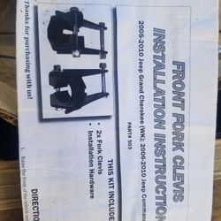 Lift Kit For Jeep 2005 To 2010 Commander, Cherokee 