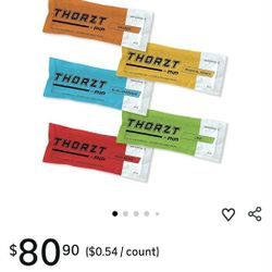 New box THORZT Assorted Electrolyte Freeze Pops, 3 fl. oz., 10 Tubes/Bag, 15 Bags/Carton (ICEMIX)