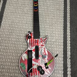 Nintendo Wii Aerosmith Wireless Guitar Hero 