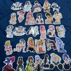 30 Waifu Anime Stickers 