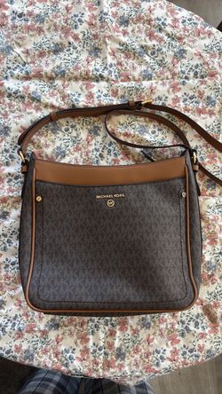 Michael Kors Brown Signature Crossbody Bag