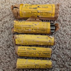 Vintage Keystone Reamer & Tool Co. New Old Stock USA Mixed Sizes Pipe Reamer Lot