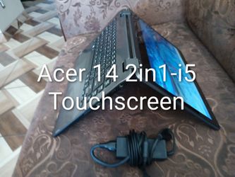 Touchscreen laptop tablet Acer 14-R3 471t-core i5-8gb ram-128gb HD SSD solid