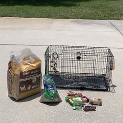 Rabbit / Small Pet Cage And Supplies 