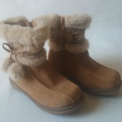 Cherokee girls Brown suede winter boots Sz.9