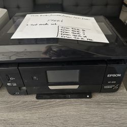 FREE! Epson XP 830 Photo Printer/Scanner/Copier