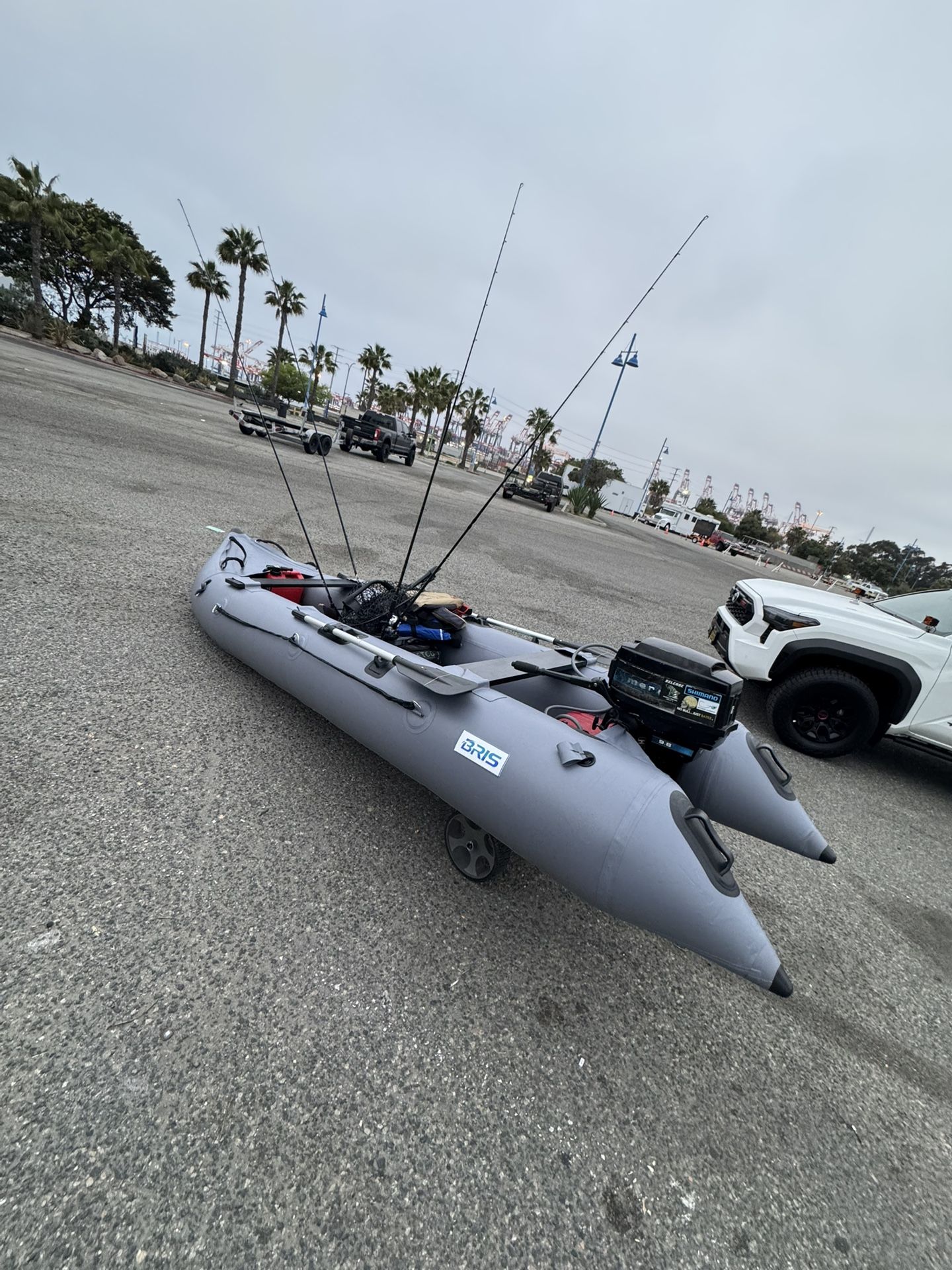 15 Ft Inflatable 9.8 Hp
