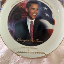  Collector President Obama Plate