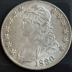 1830 Capped Bust Half Dollar – Early U.S. Silver