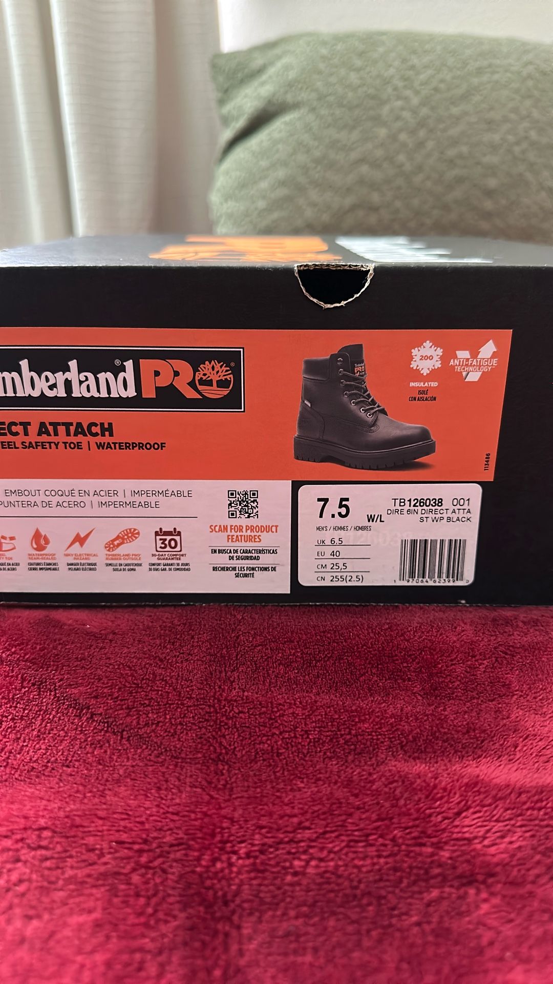 Timberland Pro Steel Toe Boots