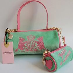New Juicy Couture Scottie Dog Barrel Bag 