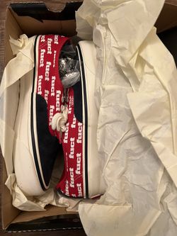 Vans Authentic Reissue 44 LX Fuct x Slam Jam Red Marshmallow Size 7