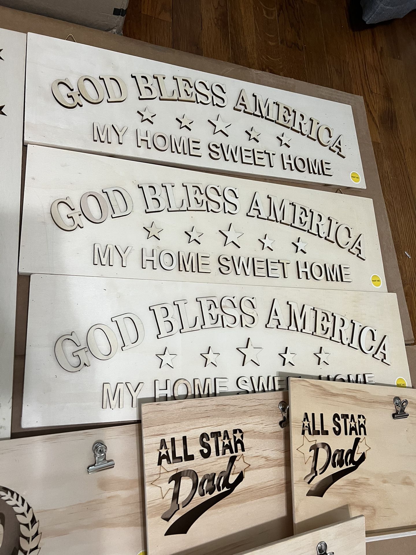 NEW Wooden DIY Decor/Crafts