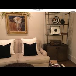 6’ High end designer sofa