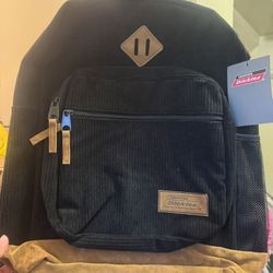 Dickies Black Backpack New