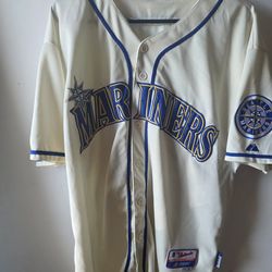 Majestic Authentic Collection Seattle Mariners Ken Griffey Jr throwback jersey – Size 44