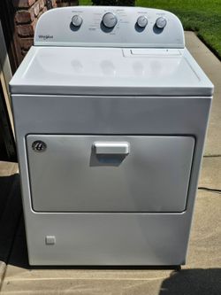 White Whirlpool Dryer